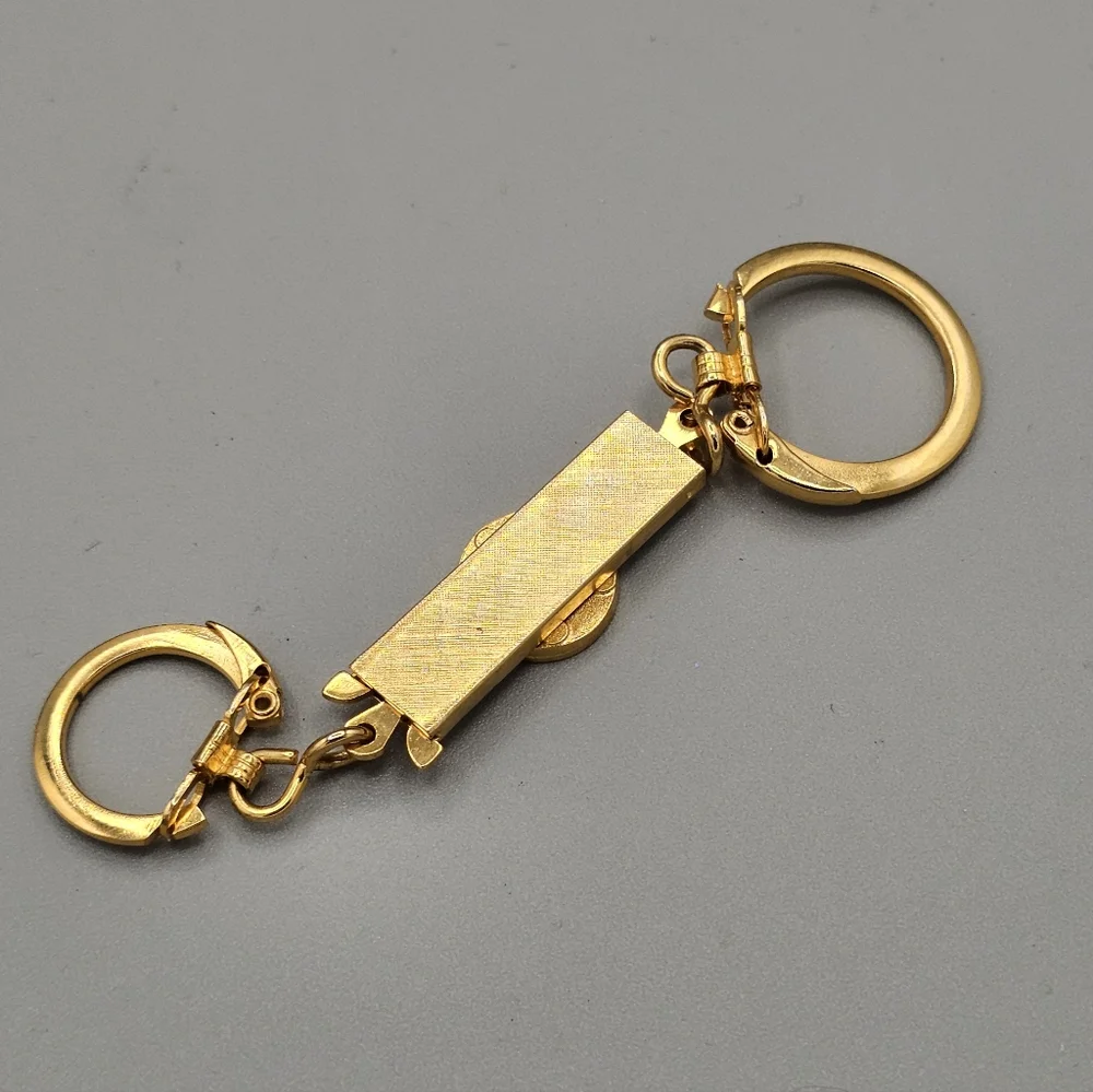Union 76 Gas Key Chain Logo‎ Gasoline Souvenir Salesman Sample Near Mint Vintage